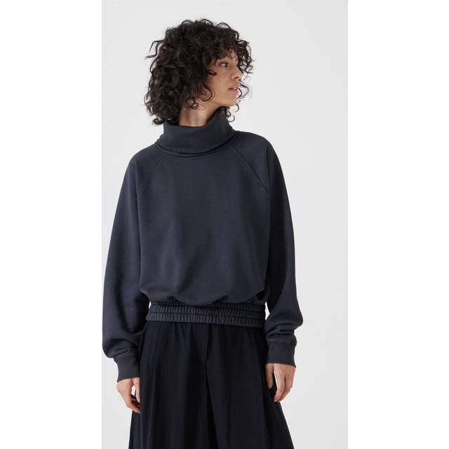 HUSH Cowl Neck Jersey Sweatshirt
