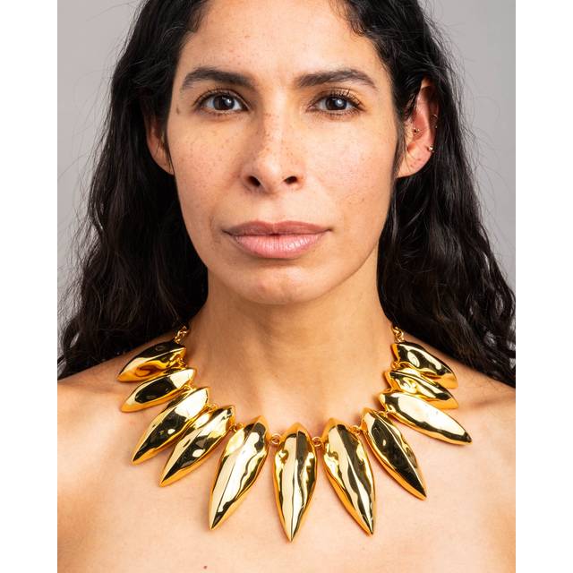 Alexis Bittar Brut Armor Necklace in Gold | Statement Jewelry from Alexis Bittar (One Size)
