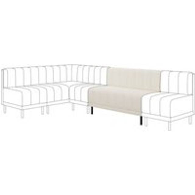 Amali Long Dining Bench, Boucle - Ivory