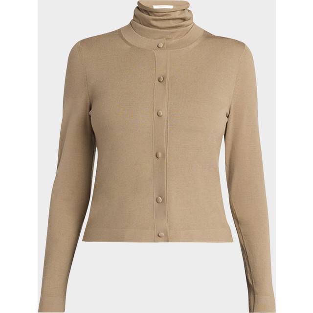 Iyona Wool Cardigan - CAMEL - Medium