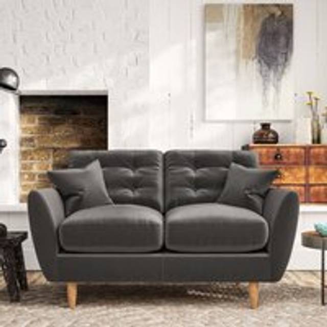 Anders 2 Seater Sofa - House Velvet Charcoal