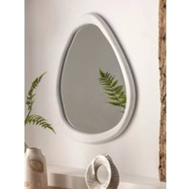 Arber Pebble 1 Wall Mirror - White