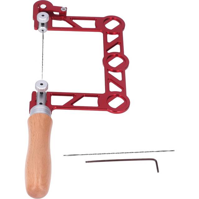Mini Woodworking Hand Saw U Shape Wooden Handle Coping Saw for Jeweler Metal Processing 3in 3 Inch