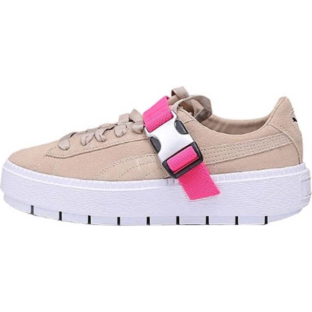 (WMNS) PUMA Fenty x Platform Trace Buckle 'Cement Pink' 367451-02 - 7.5