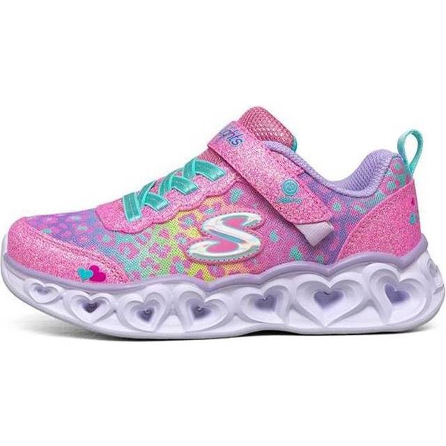 Skechers Heart lights Low-Top Running Shoes K Multicolor 302145L-PKMT - Multi-Color