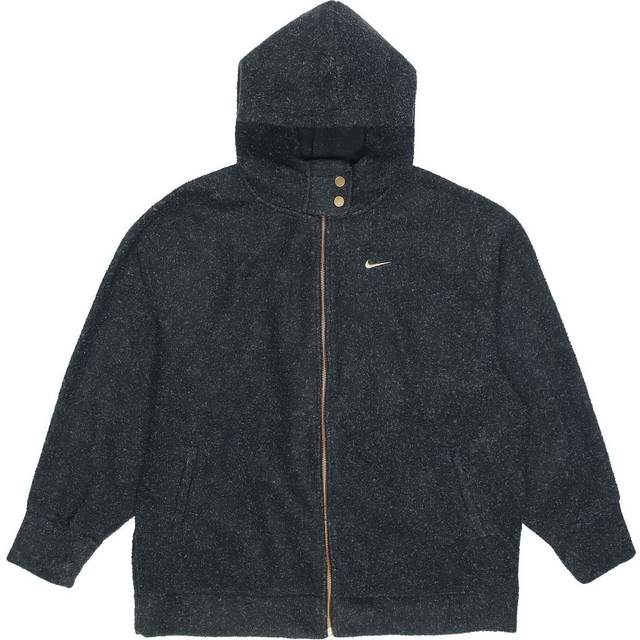(WMNS) Nike Therma Full-Length Zipper Cardigan Training Hoodie Jacket Black CU6765-010 - Default Color