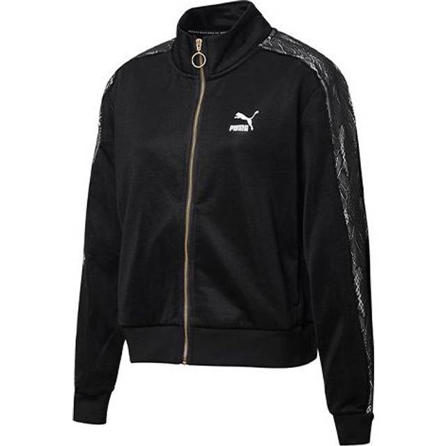 (WMNS) PUMA Keep Warm Stand Collar Knitting Jacket Black - TO BE CONFIRMED - L