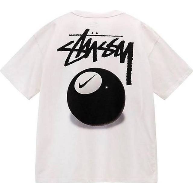 Nike x Stussy 8 Ball T-shirt Asia Sizing 'White' DO9323-100 - White/Black - M