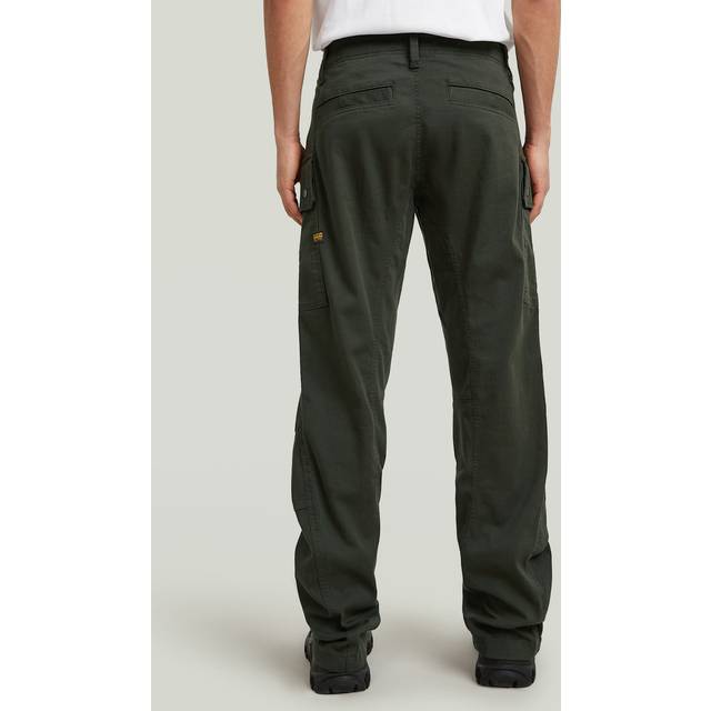 3D Regular Straight Cargo Pants - Grey - Men