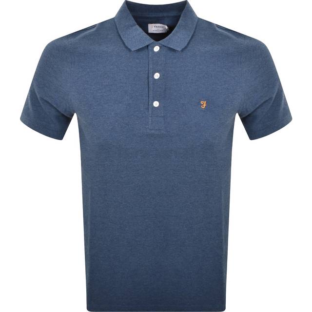 Farah Vintage Blanes Polo T Shirt Blue