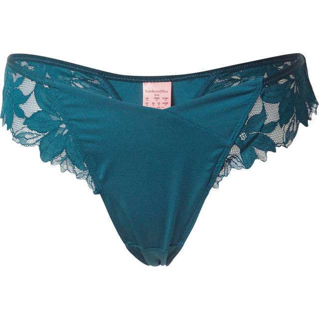 Hunkemöller String 'Lana' mørkegrøn - M