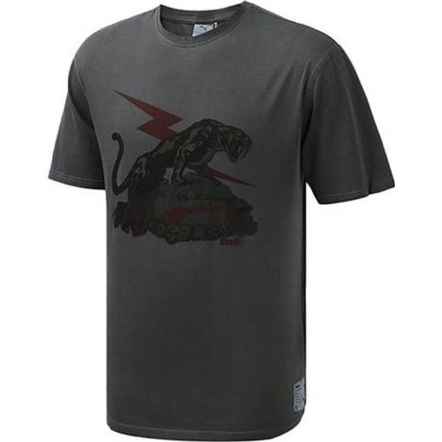 PUMA x Rhude Tee Black Round Neck Short Sleeve Black 595339-01