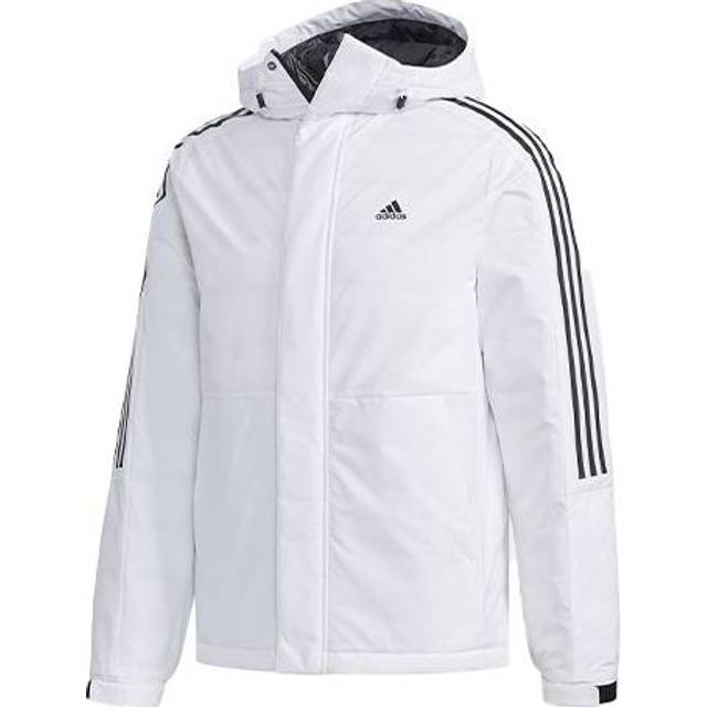 adidas Waterproof Outdoor Sports Woven Warm Down Jacket Men White EH3994 - XS