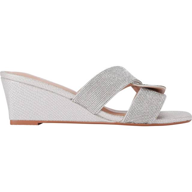 Carvela Women's Heels Silver Synthetic Ornella
