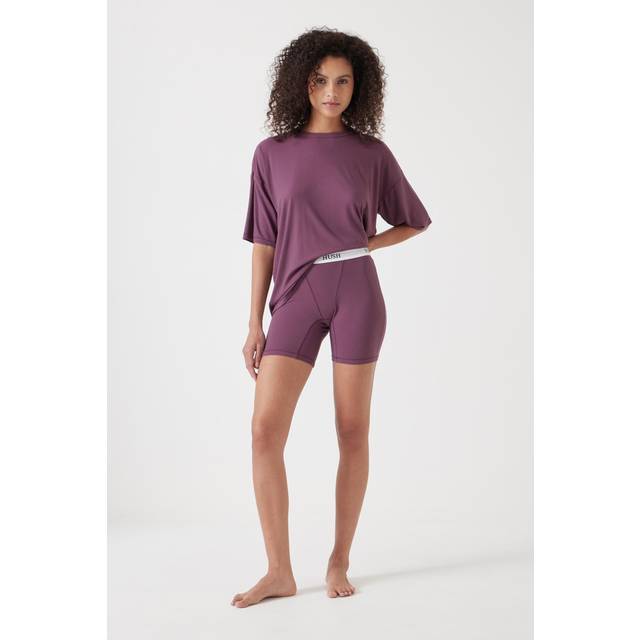 HUSH Ribbed Boxer Short Pyjama Set