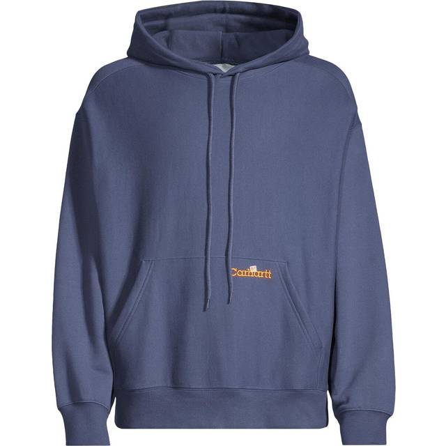 Carhartt WIP Hooded Label Script Sweat Blue (L)
