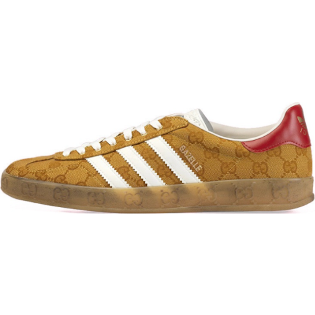 (WMNS) adidas x Gucci Gazelle 'GG Monogram' HQ7086 - brown/black - 5