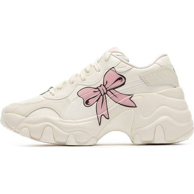 (WMNS) PUMA Pulsar Wedge 'Cream Pink Red' 387090-01 - Cream/Pink/Red - 7.5