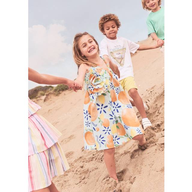 Angel & Rocket Kids' Carrie Swing Corsage Dress, Multi