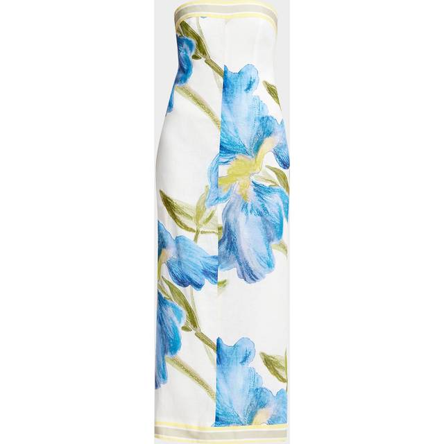 Tess Strapless Midi Dress - IRIS BOUQUET - 12