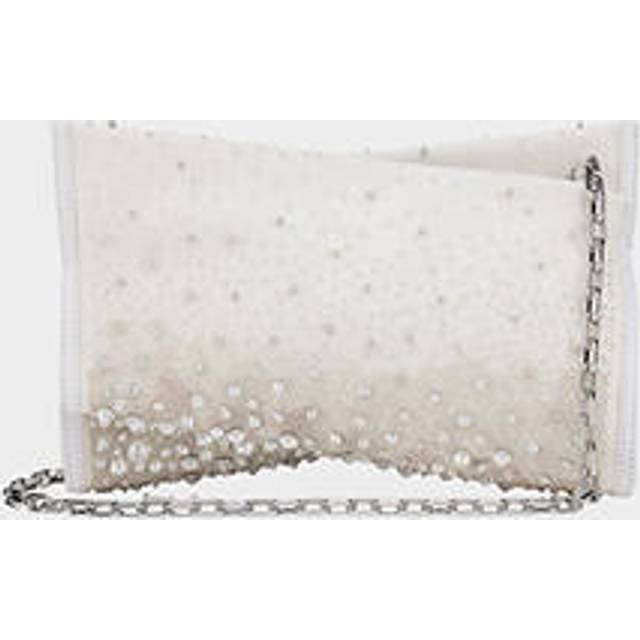 Loubitwist Small Clutch - BIANCO/CRYSTAL - The opening of Christian Louboutin's first boutique in 1991 was the beginning of the maison’s red-soled history. Credited with reintroducing stilettos back into fashion, the signature red sole became the luxurious trademark of each Louboutin design. Over three decades later, this longstanding brand continues to craft exquisite shoes and accessories, maintaining the iconic dash of colour it has forever championed.