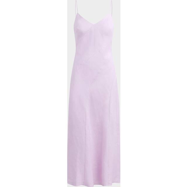 The Josette Linen Slip Dress - WISTERIA MUSK - 14
