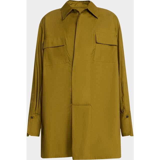 Jori Long-Sleeve Cotton Tunic Dress - HAZEL - X-Large