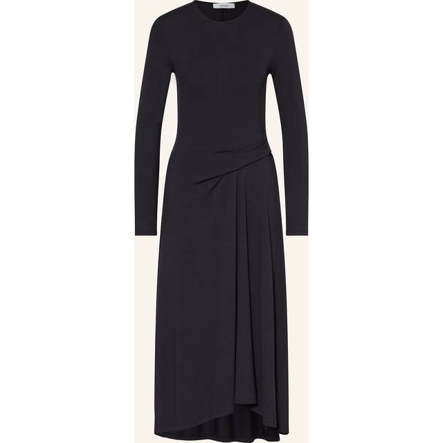 Reiss Ivy Ruched Jersey Midi Dress, Navy