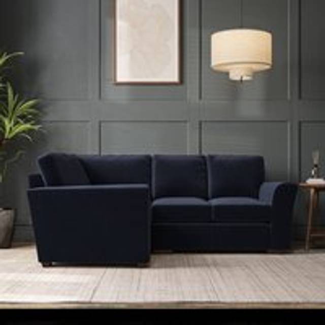 Lena Small Corner Sofa - House Velvet Luxe Navy