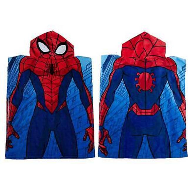 Spiderman Spider City Hooded Towel Poncho