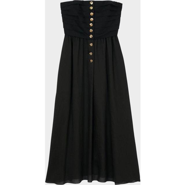 Robe longue bustier - Noir - 40