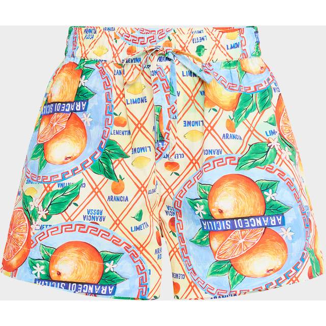 Orange Wrappers Drawstring Shorts - MULTI - 16 UK (12 US)