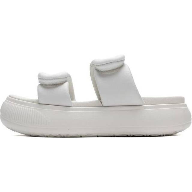 (WMNS) PUMA Mayu Puffy Slides 'Warm White' 399450-01 - 5.5