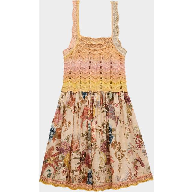 ZIMMERMANN Kids Multicolor Tallow Knit Printed Dress - MUL Multi - 10Y
