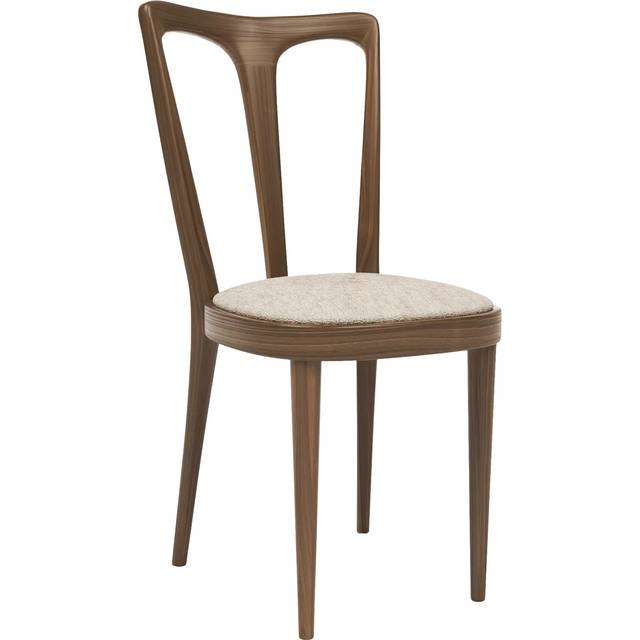 John Lewis Iris Dining Chair, Walnut Leg