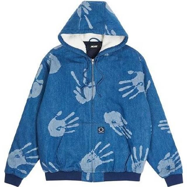 PALACE Active Bredda Printing hooded Jacket Unisex Blue PAL-FW20-097 - M