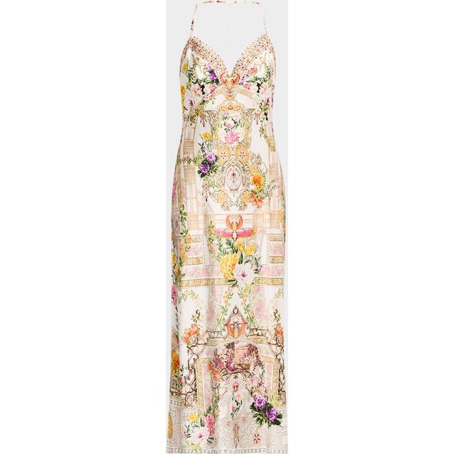 Egyptian Rose Chain Detail Slip Dress - EGYPTIAN ROSE - Medium