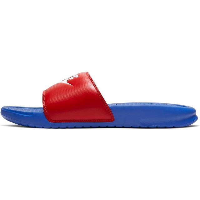 (WMNS) Nike Benassi JDI Slides 'Game Royal University Red' 343881-409 - Bluewhitered - 5