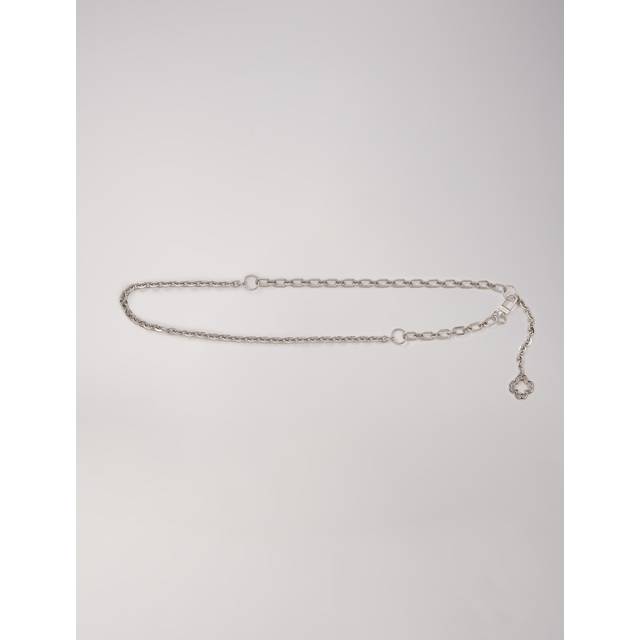 Ceinture Chaîne À Logo Clover - Argent - Maje -  Chaîne: 100% laiton - Vêtements & accessoires > Maroquinerie > Ceintures fines