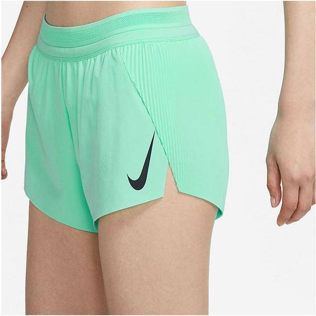 (WMNS) Nike Aero Swift Side Forked Gym Running Sports Shorts Mint Green CZ9399-342 - Default Color - L