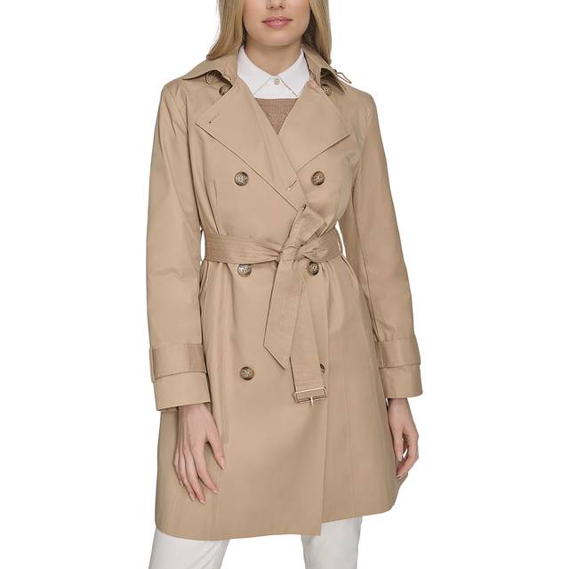 Cole Haan Hooded Trench Coat