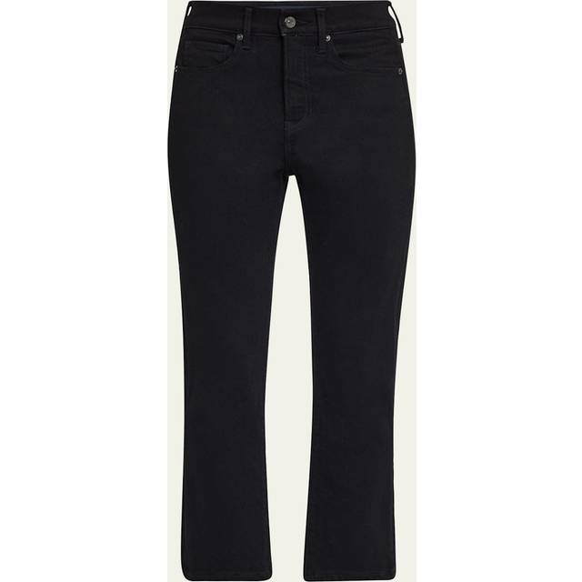 Carly Kick-Flare Crop Jeans - ONYX - 27