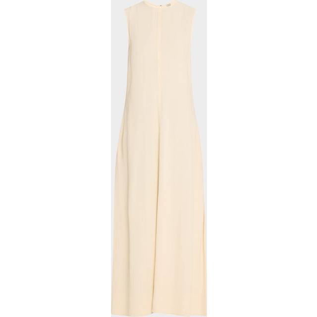 Striped woven Sleeveless Maxi Dress - NATURAL - 34 FR (2 US)