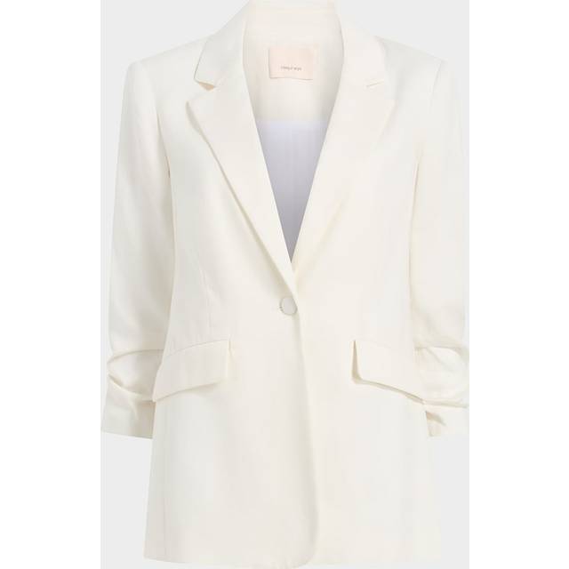 Kylie Linen Blazer - IVORY - 10