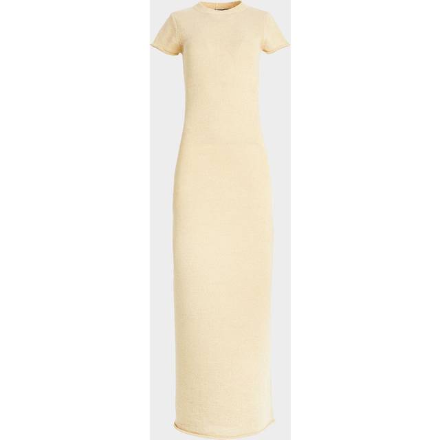 Airess Knit Maxi Dress - Pastel Yellow - X-Large