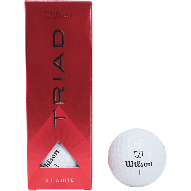 Wilson - 2025 Triad Golf Balls – White - 12 pack