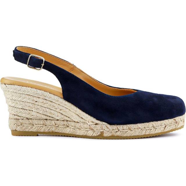Jones Bootmaker Cedrica Suede Wedge Heel Slingback Sandals