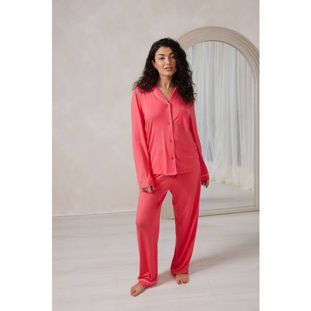 Chelsea Peers Button Up Long Pyjama Set