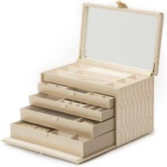 Wolf Jewellery Box Caroline Extra Large Champagne - Ivory