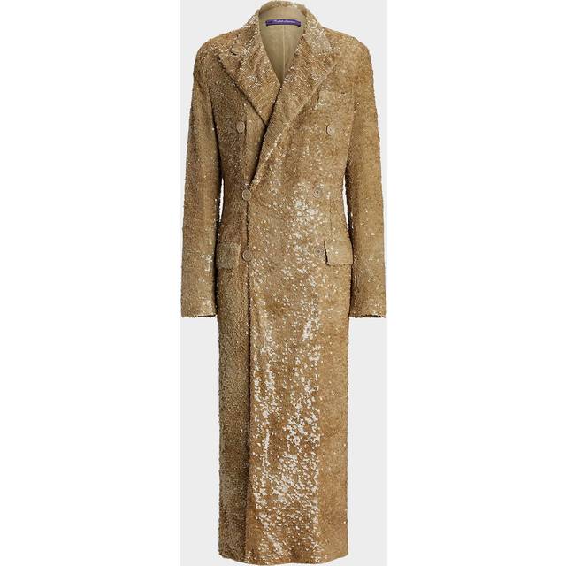 Macy Embellished Tulle Coat - TAN - X-Large
